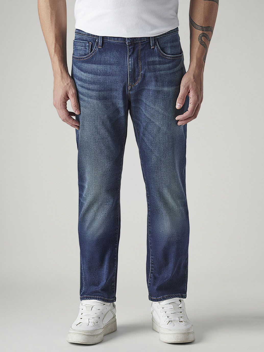 levi's Men Slim Mid Rise Blue Jeans-picture-35