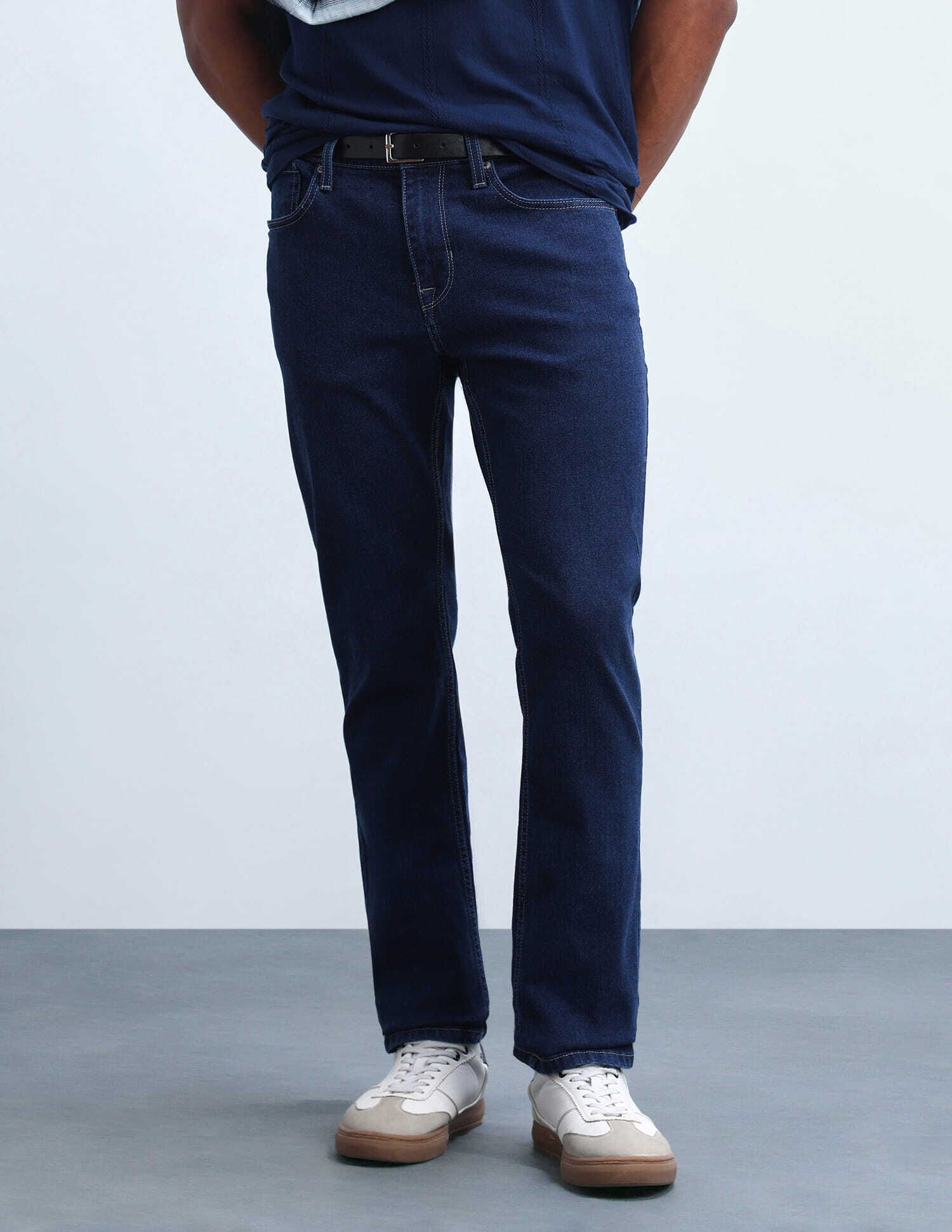 flying machine Men Regular Mid Rise Purple Jeans-picture-10