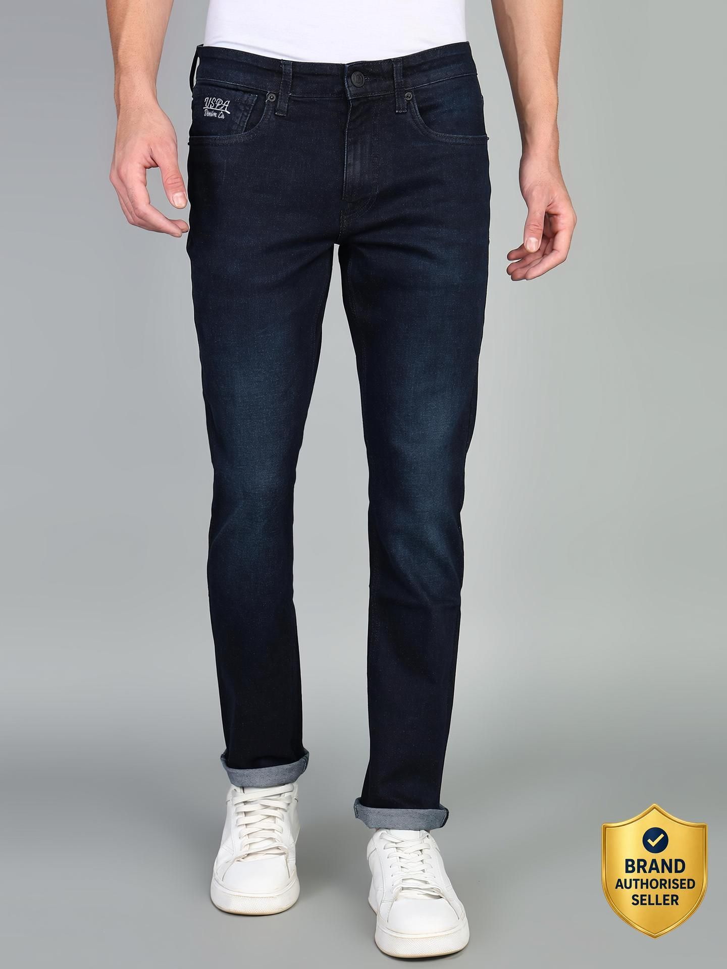 u.s. polo assn. Men Slim Mid Rise Blue Jeans-picture-23