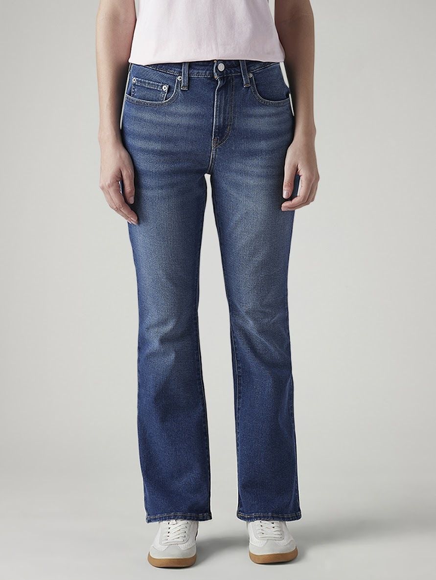 levi's Women Flared High Rise Blue Jeans-picture-12