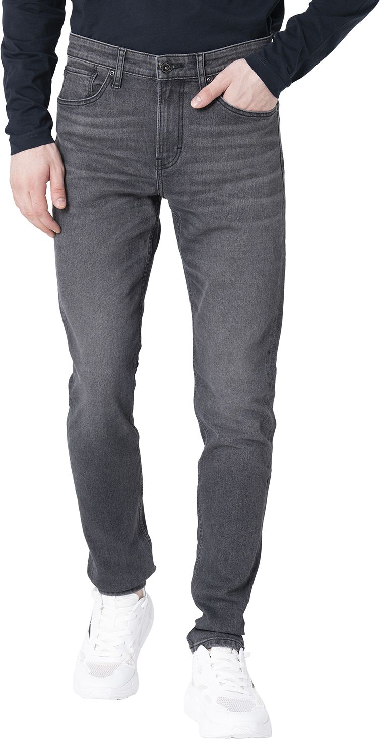 Men Skinny Mid Rise Grey Jeans-image-45