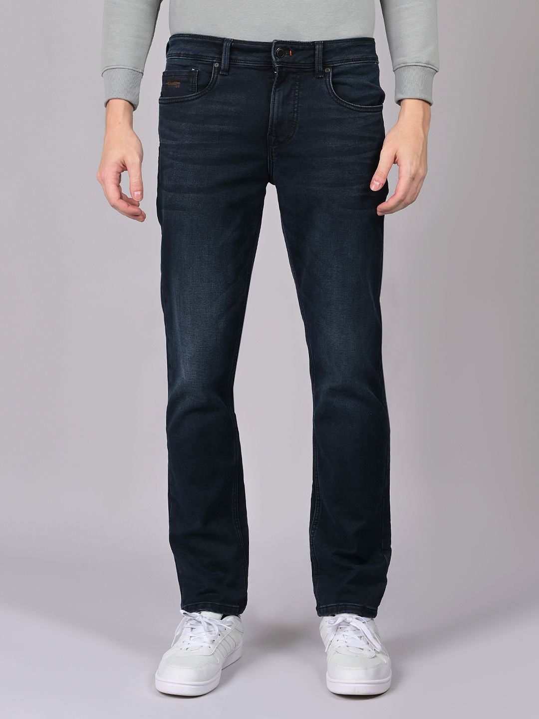 killer Men Slim Mid Rise Black Jeans-picture-15