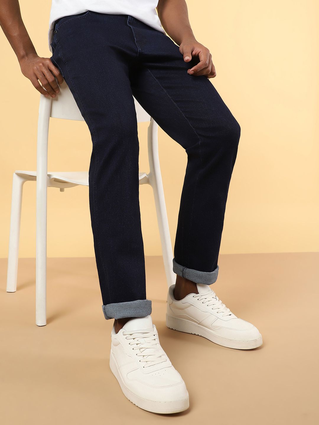 wrangler Men Regular Mid Rise Blue Jeans-picture-12