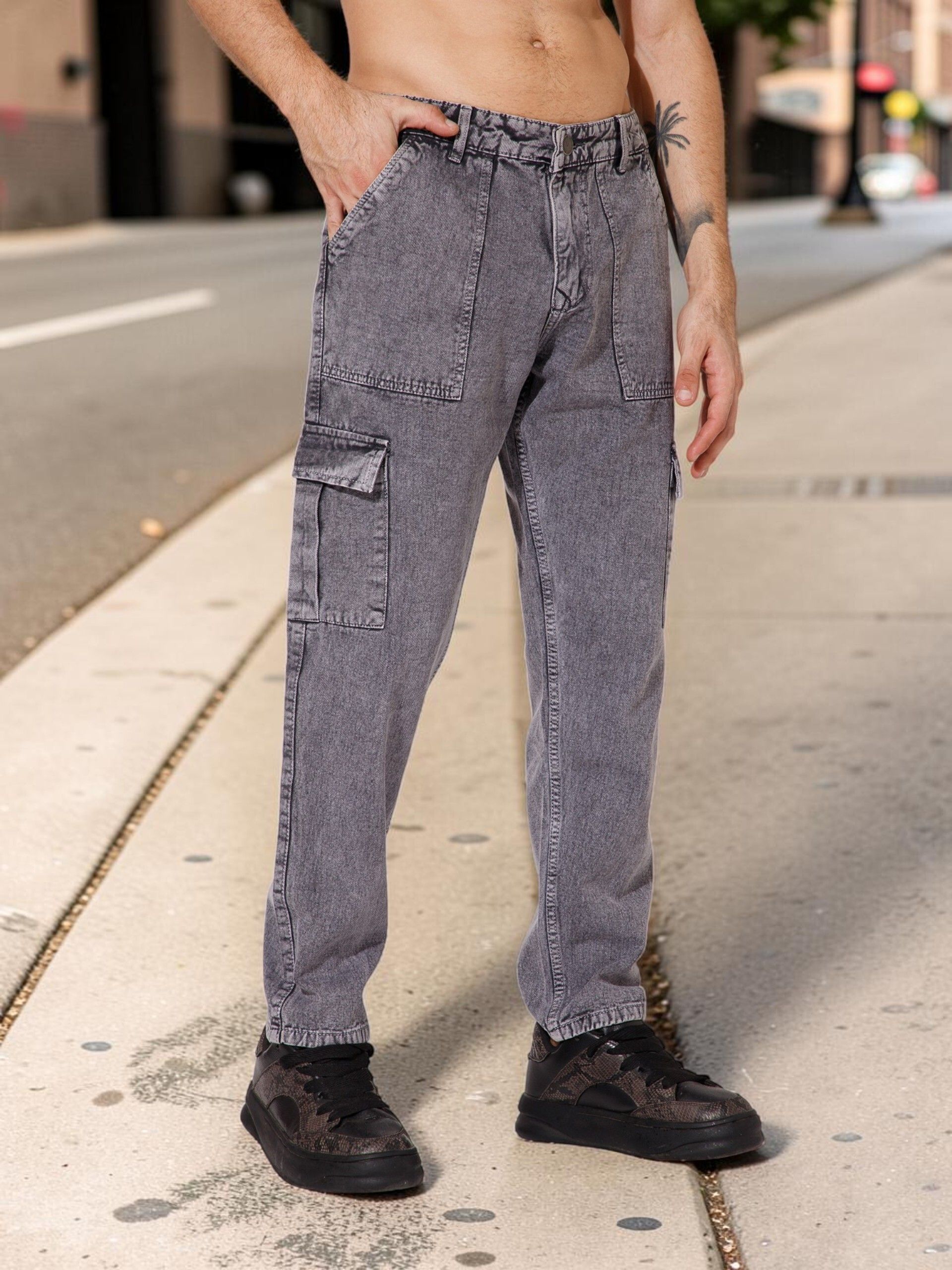studio nexx Men Cargos-picture-36