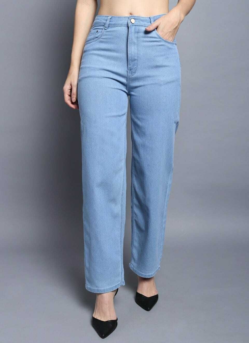 cippy Women Regular Mid Rise Light Blue Jeans-picture-28