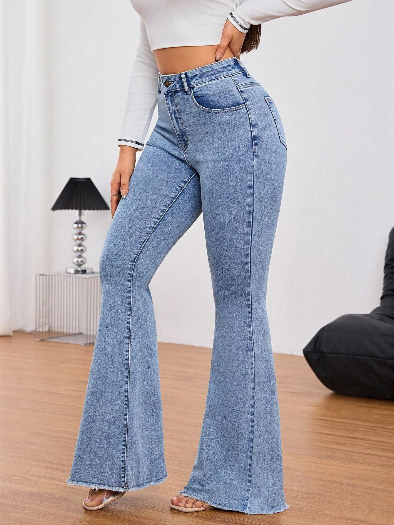 kotty Women Boot-Leg High Rise Blue Jeans-picture-10