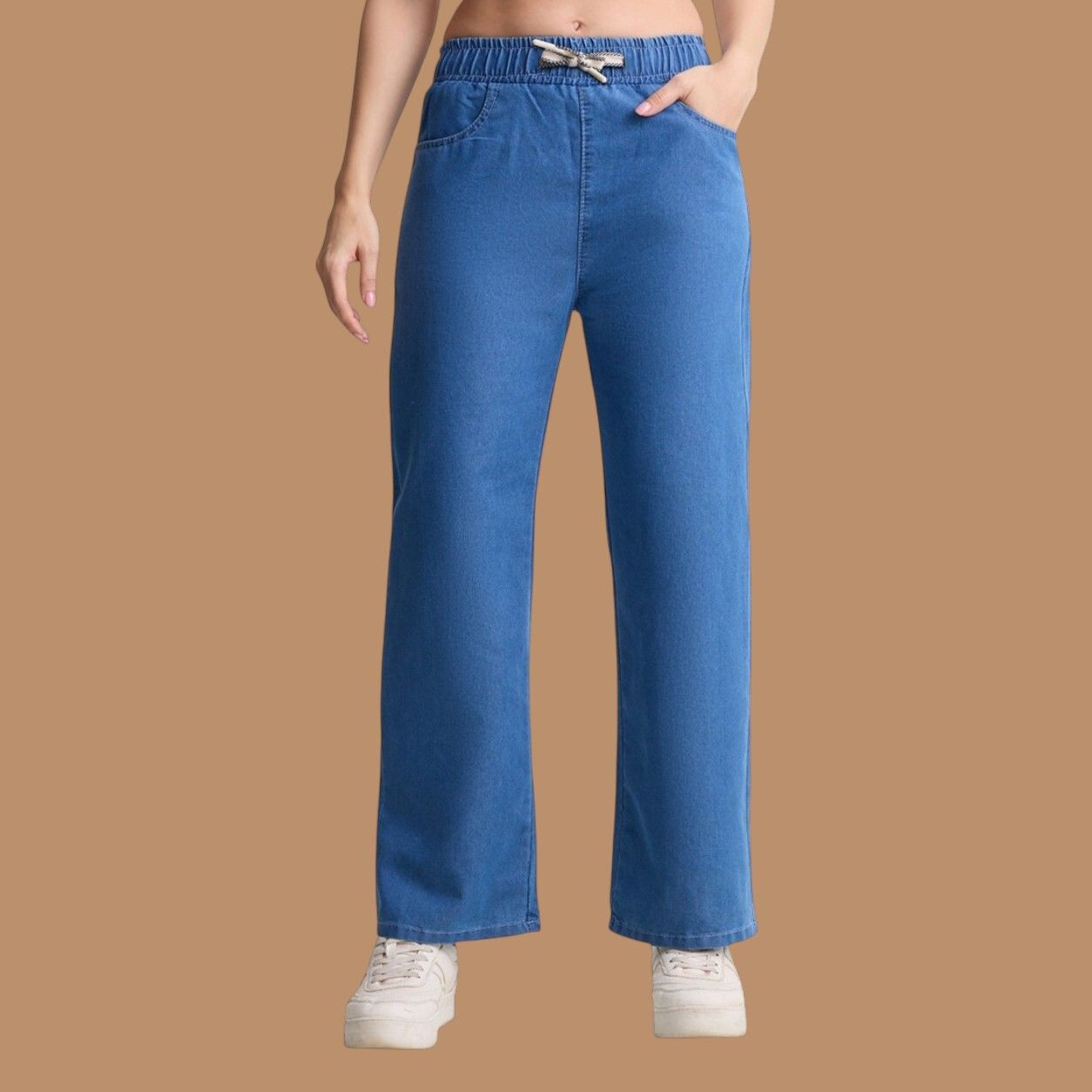 3butterflies Women Boyfriend Mid Rise Blue Jeans-picture-5