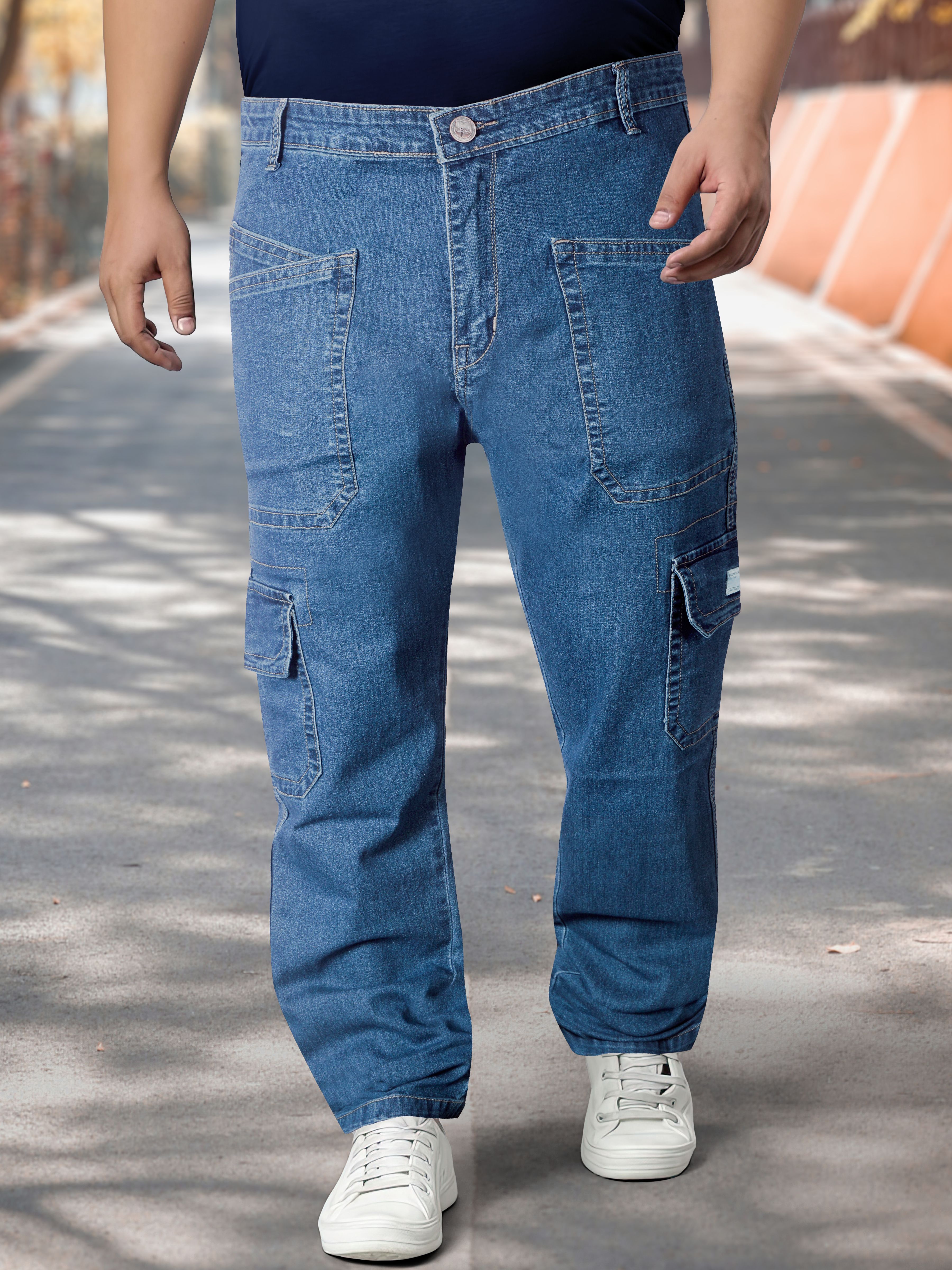 rig bone Men Loose Fit Mid Rise Blue Jeans-picture-16