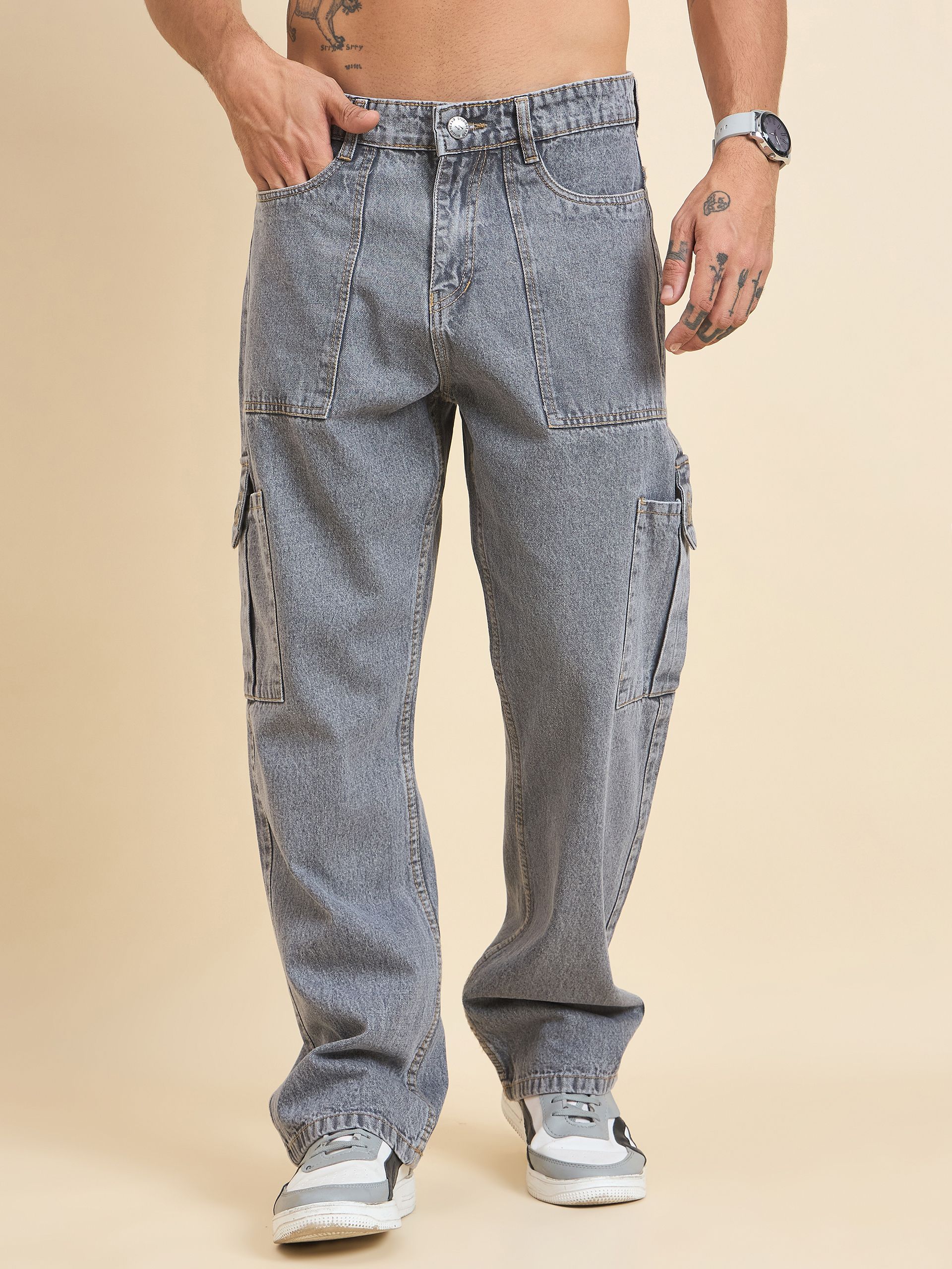 studio nexx Men Cargos-picture-23