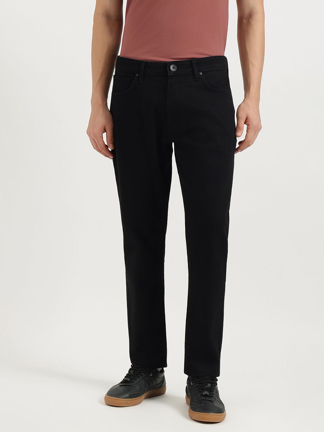 united colors of benetton Men Slim Mid Rise Black Jeans-picture-18