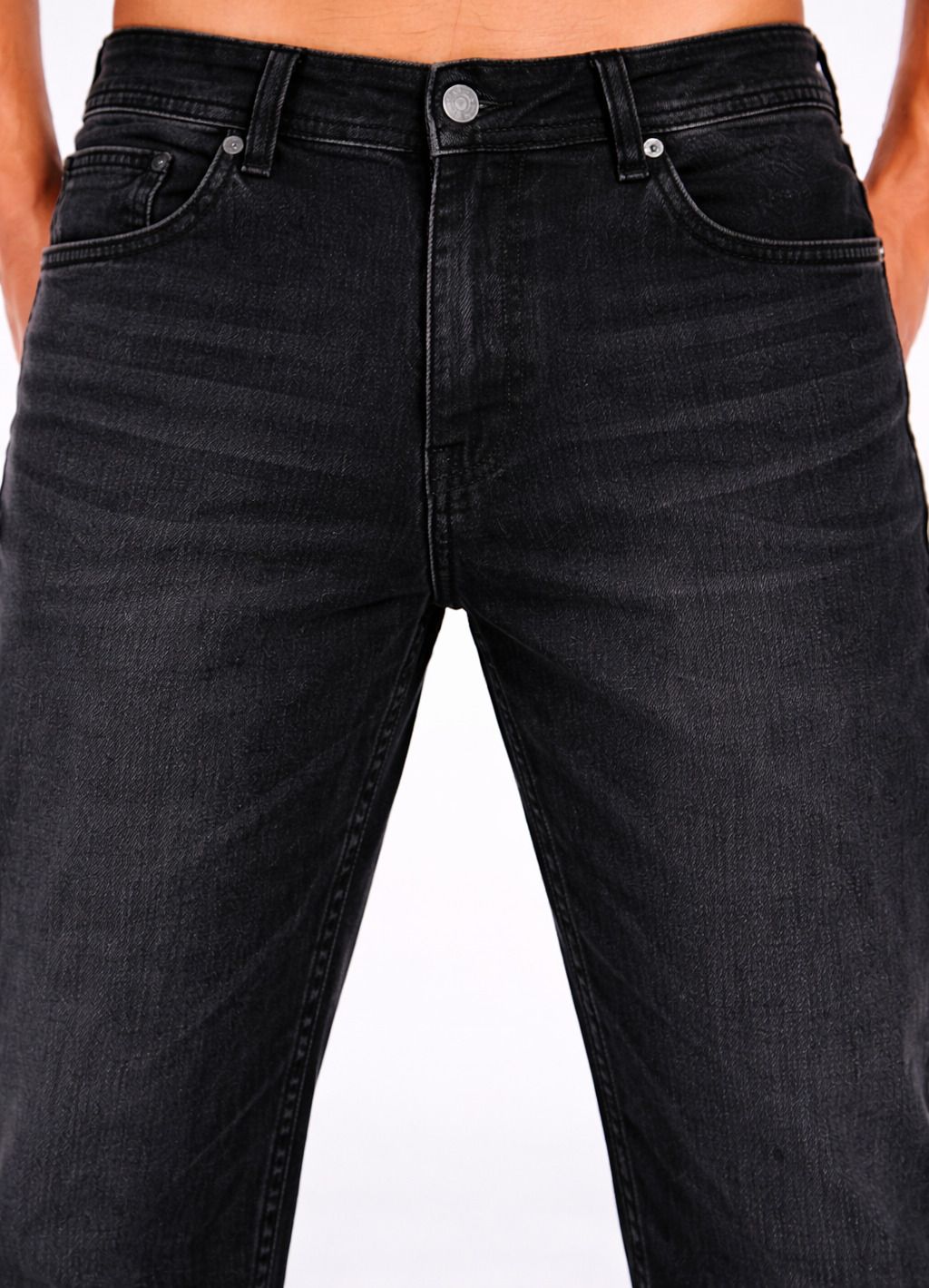 denim4men Men Straight Fit Mid Rise Grey Jeans-picture-31