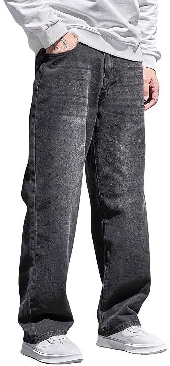 brexx Men Relaxed Fit Mid Rise Grey Jeans-picture-20