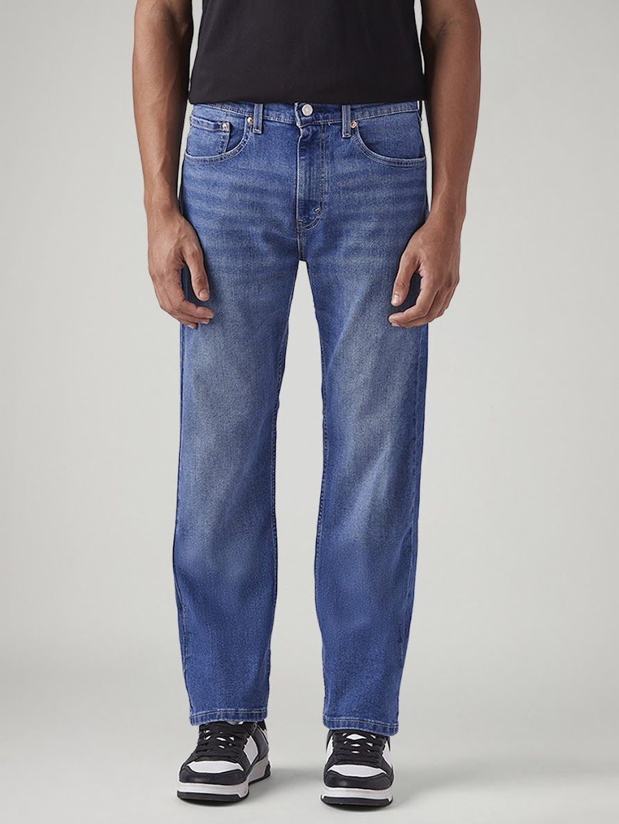 levi's Men Straight Fit Mid Rise Blue Jeans-picture-24