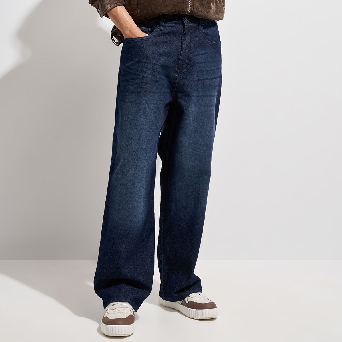 highlander Men Loose Fit Mid Rise Blue Jeans-picture-12
