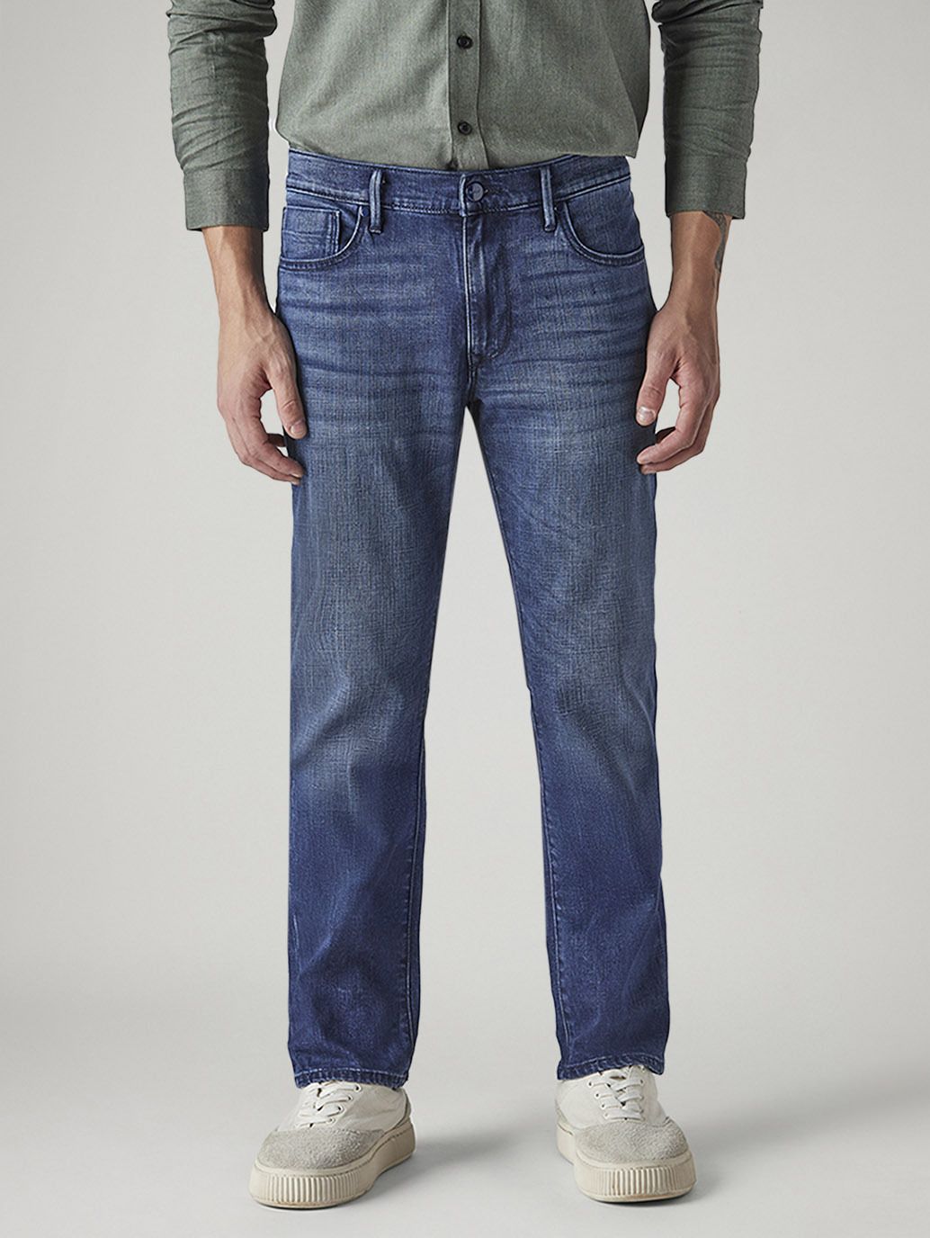 levi's Men Slim Mid Rise Blue Jeans-picture-33