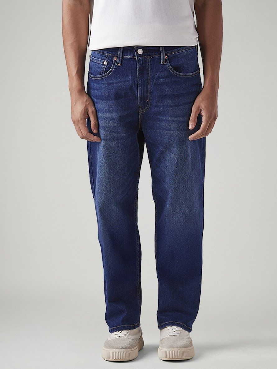 levi's Men Loose Fit Mid Rise Dark Blue Jeans-picture-11