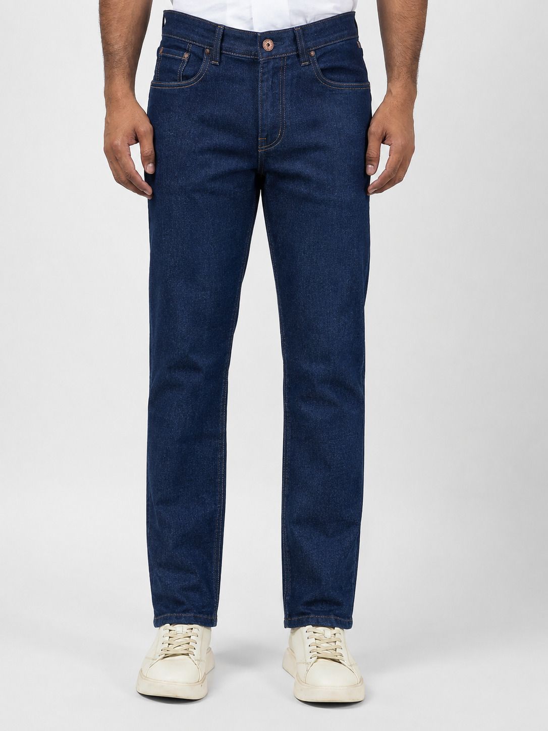 numero uno Men Regular Mid Rise Blue Jeans-picture-13