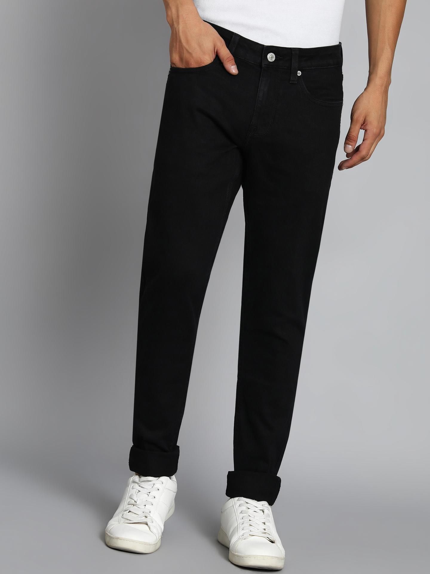 flying machine Men Skinny Mid Rise Black Jeans-picture-13