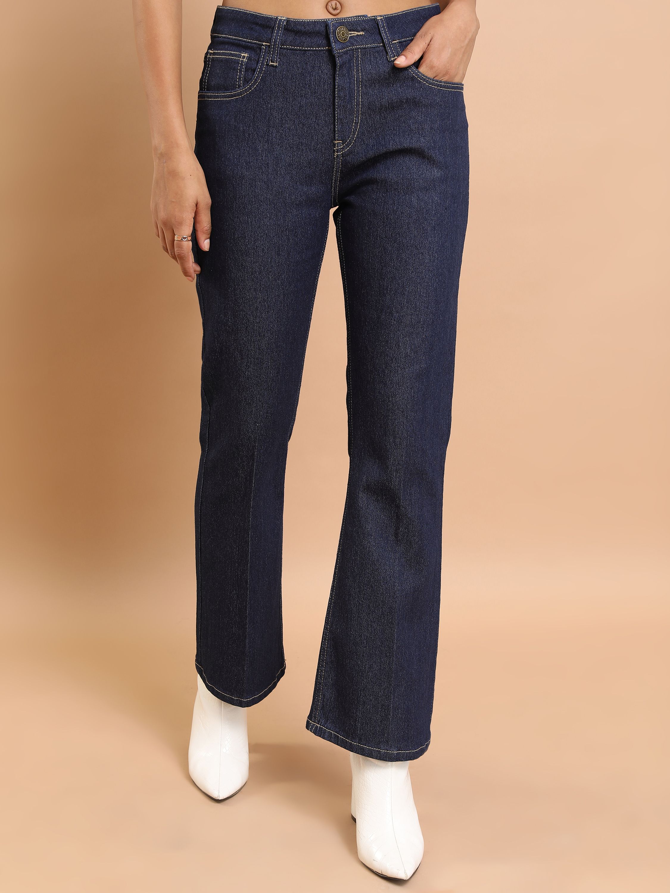 tokyo talkies Women Regular Mid Rise Blue Jeans-picture-20