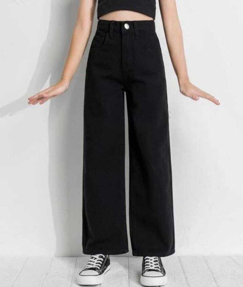 bhadohi traders Women Straight Fit Mid Rise Black Jeans-picture-25