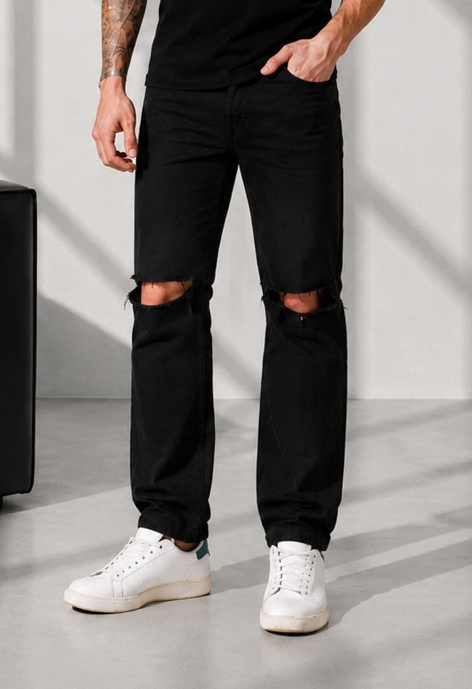 mast & harbour Men Regular Mid Rise Black Jeans-picture-27