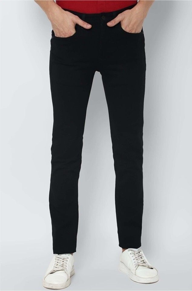denim rush Men Regular Mid Rise Black Jeans-picture-24