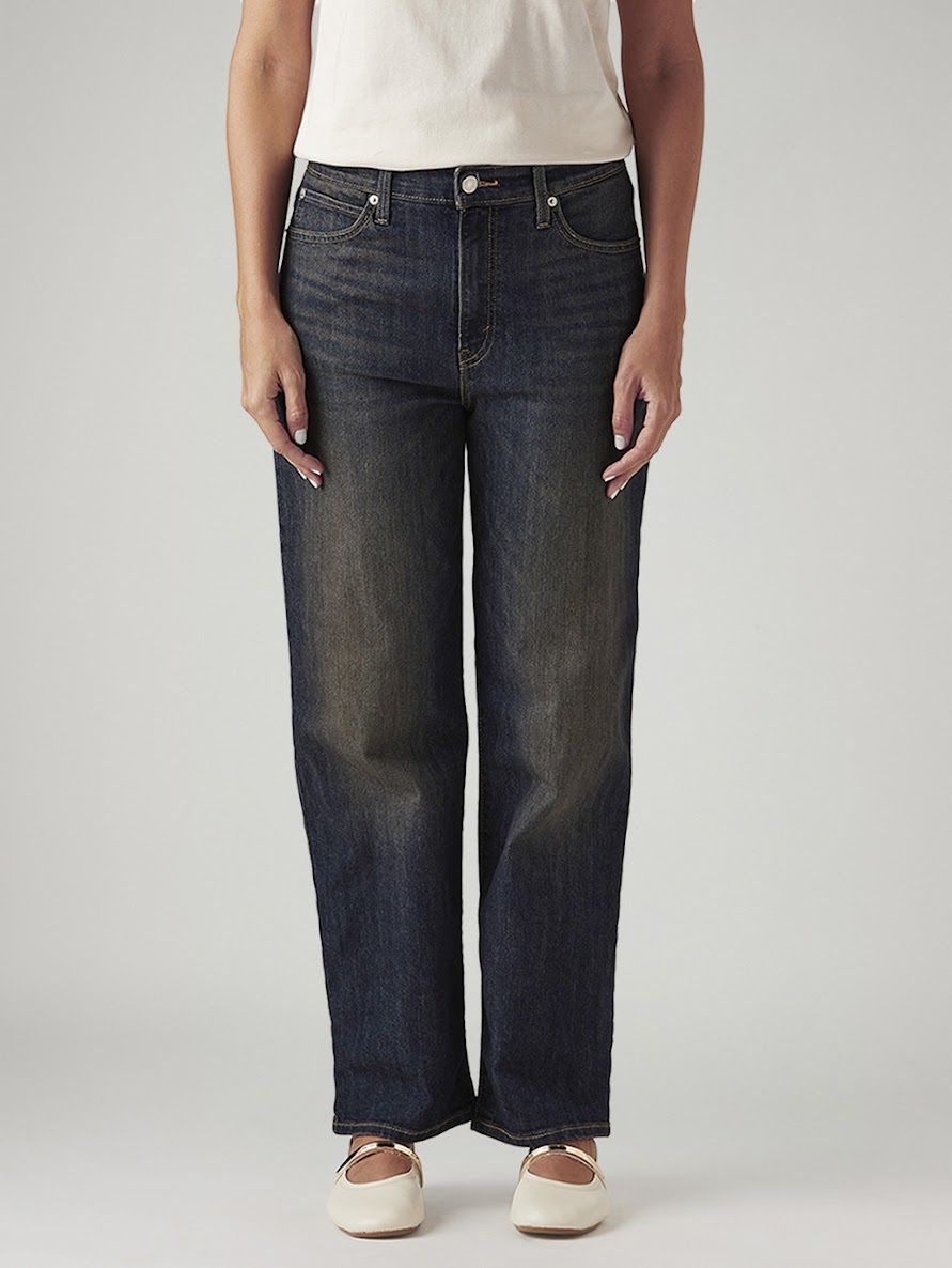 levi's Women Loose Fit Mid Rise Dark Grey Jeans-picture-16
