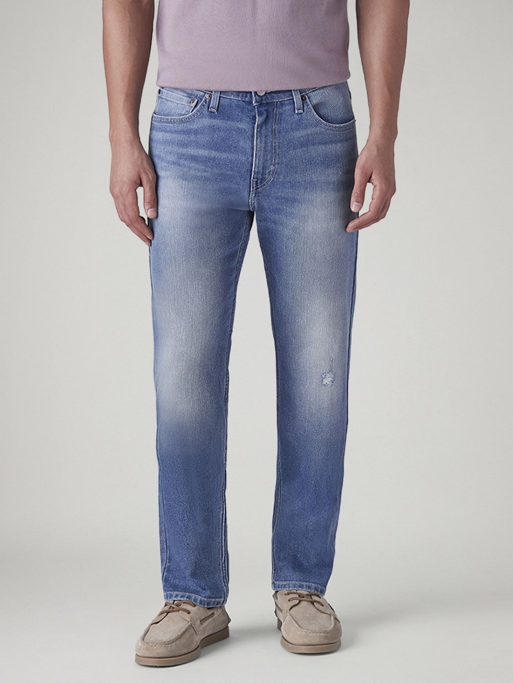 Men Slim Mid Rise Blue Jeans-image-33