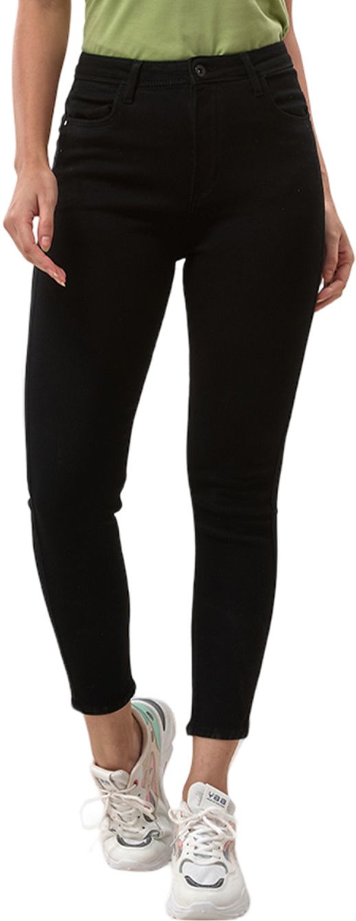 lyra Women Tapered Fit High Rise Black Jeans-picture-13