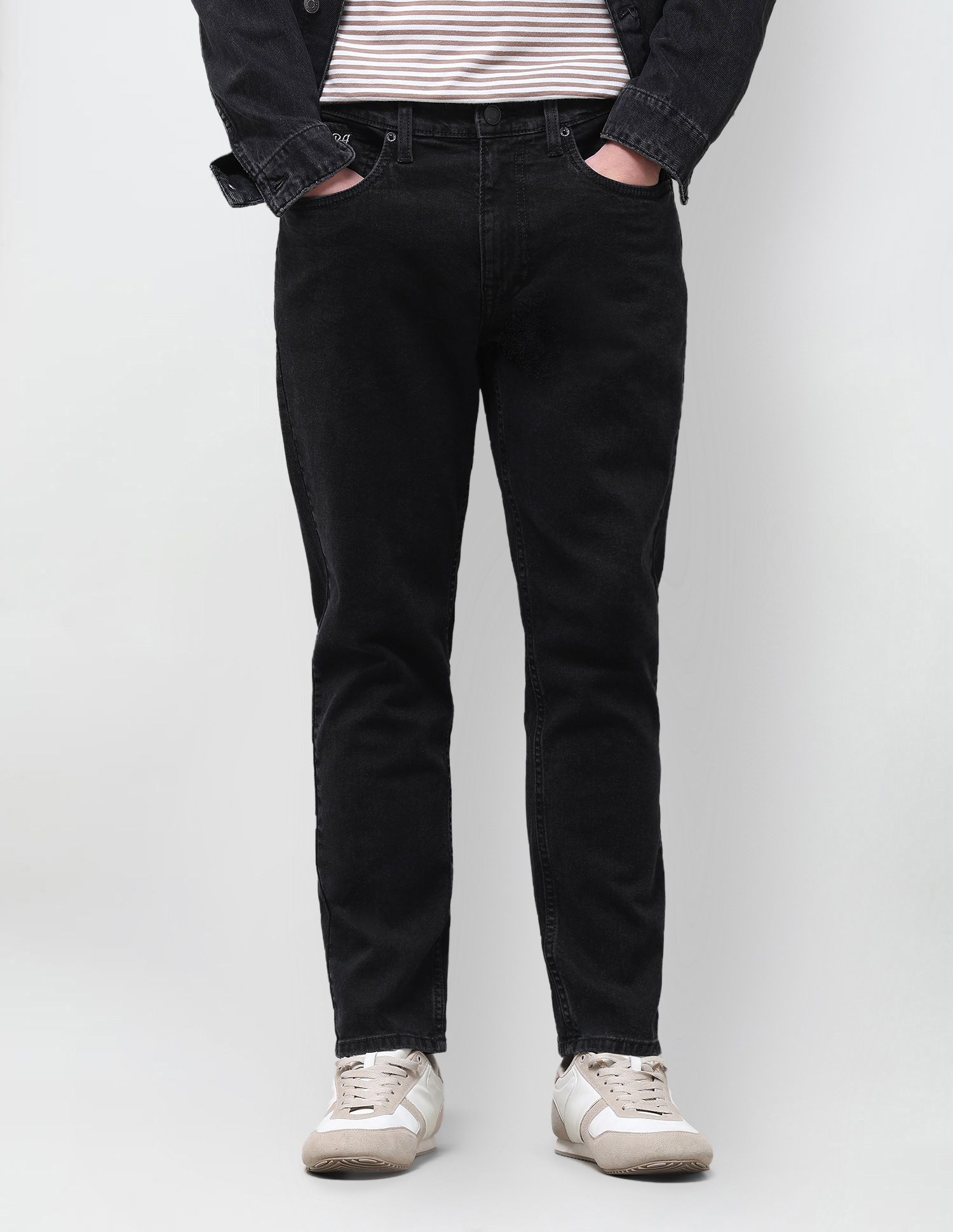 u.s. polo assn. denim co. Men Regular Mid Rise Black Jeans-picture-13