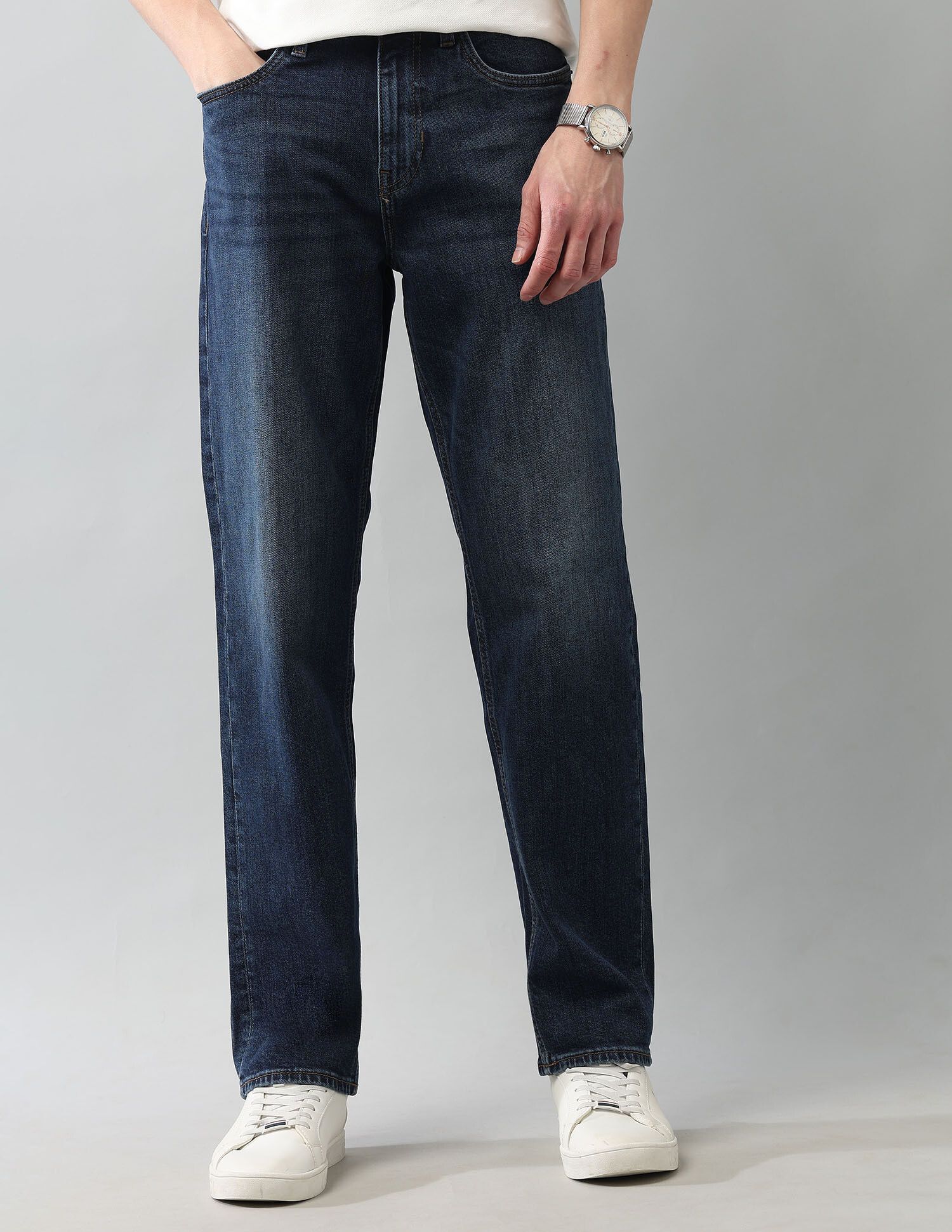 u.s. polo assn. Men Relaxed Fit Mid Rise Blue Jeans-picture-26