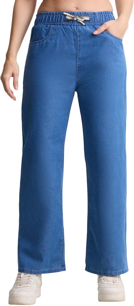 3butterflies Women Boyfriend Mid Rise Blue Jeans-picture-8