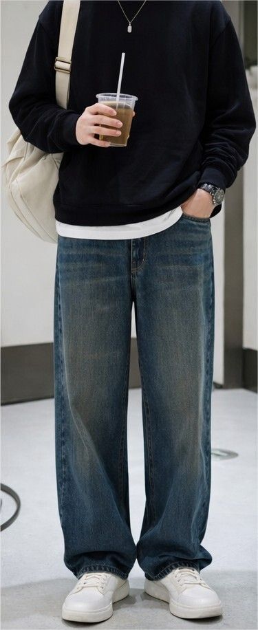 lavish Men Straight Fit Mid Rise Green Jeans-picture-13