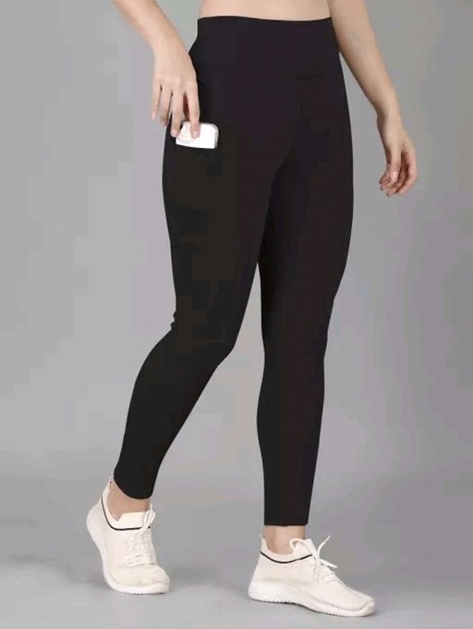 asjeggins Solid Women Black Tights-picture-26