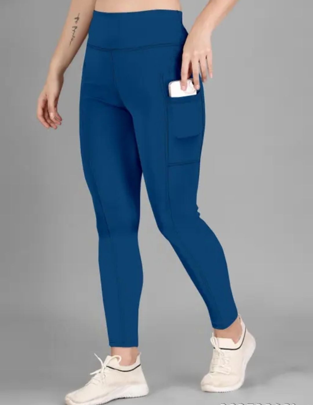 asjeggins Solid Women Blue Tights-picture-21