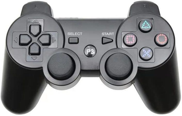 gamnik Playstation3 DualShock Wireless Controller Professional PS3 Wireless Gamepad Suitable for PlayStation 3/ PS3 Slim / PS3 Super Slim/PS3 Fat ( Only Ps3 Controller , charging cable not included ) Joystick-picture-12