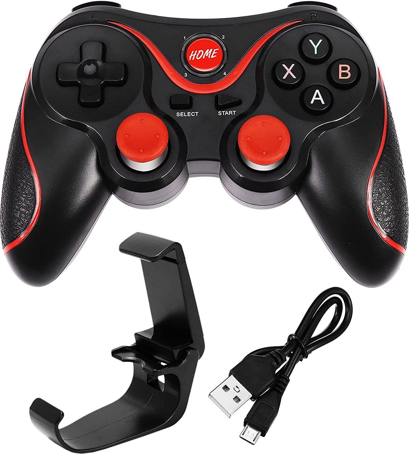 DTGames Wireless Mobile & PC X3 Gamepad- Bluetooth - Compatible Android/iOs/Windows/TV Joystick-image-2