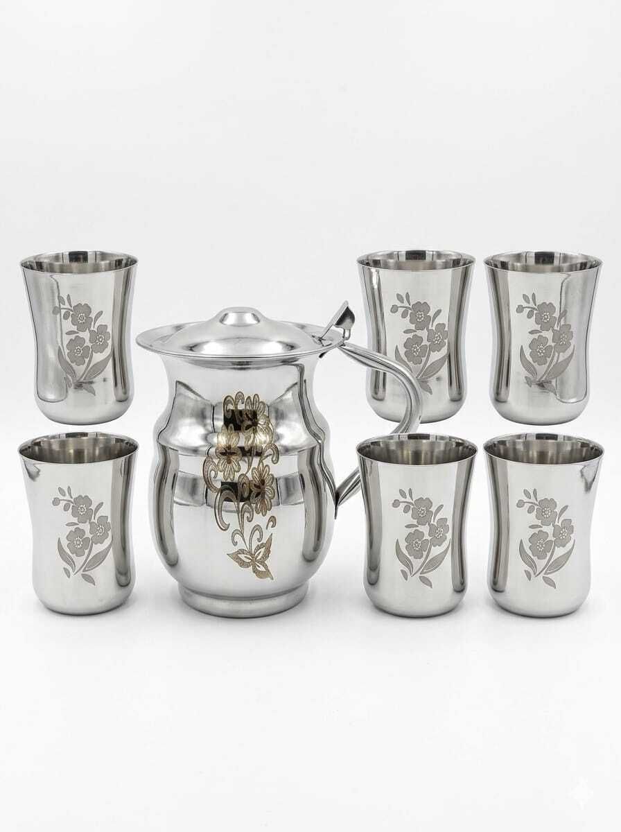 pitalghar Jug n glasses 001 Jug Glass Set-picture-33