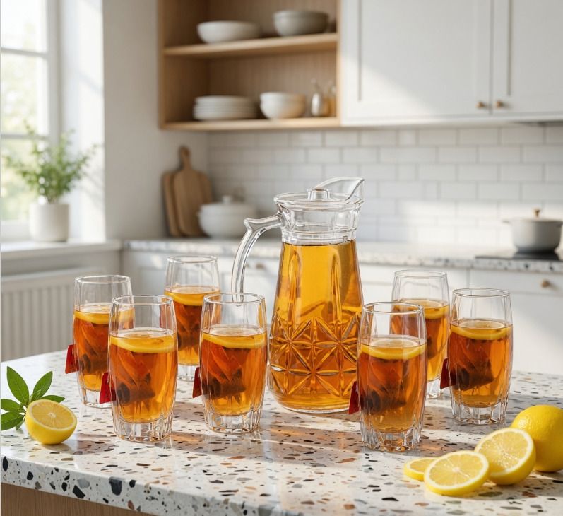 7pc Haexa Water Jug with Glass Set_006 Jug Glass Set-image-31