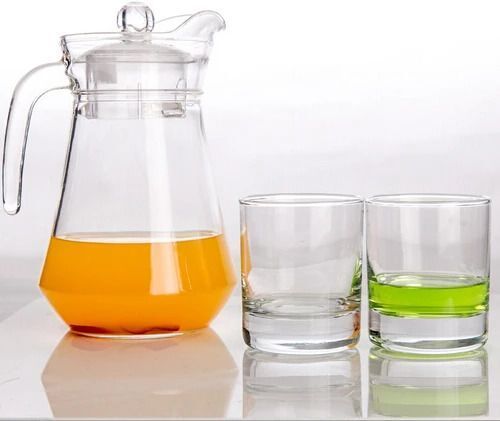 Round Jug 1.3liter, Round Jug Glass Set 250ml, Premium Royal Design Lemon Set A Jug Glass Set-image-49