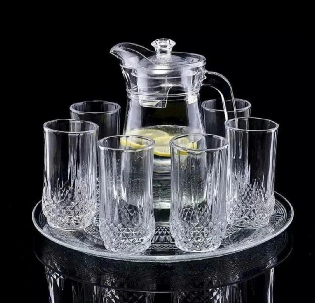 1.4 L Water Jug and 6 PCS Glasses (270 ml) Jug Glass Set-image-15