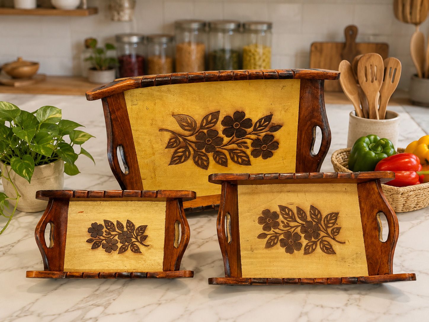 tray set Glass Tray Set-image-46
