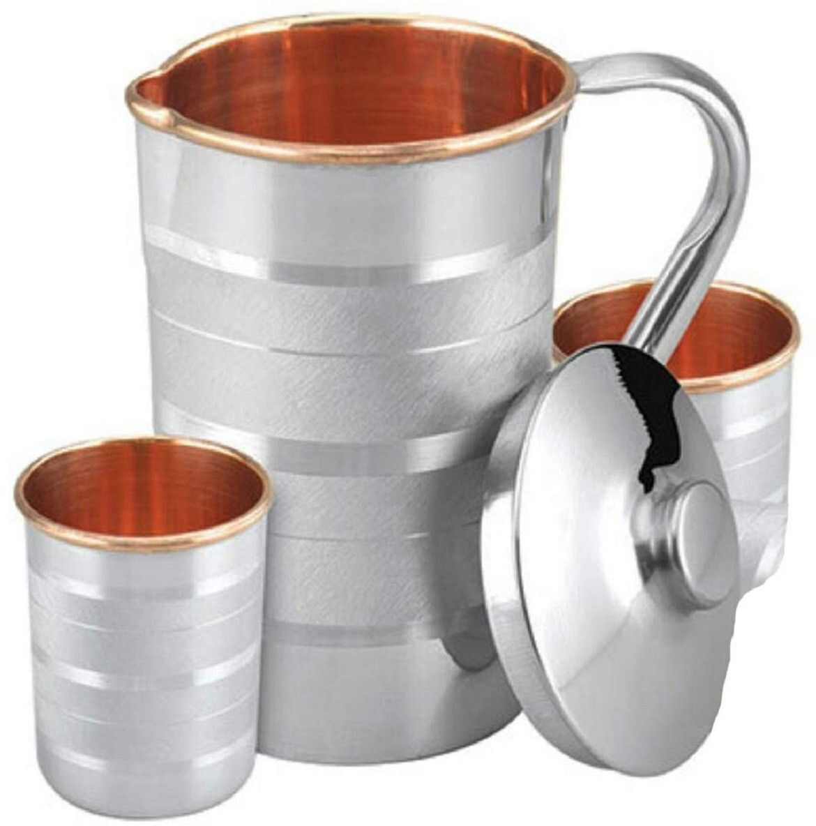 LEMON SET OF 3 PCS Jug Glass Set