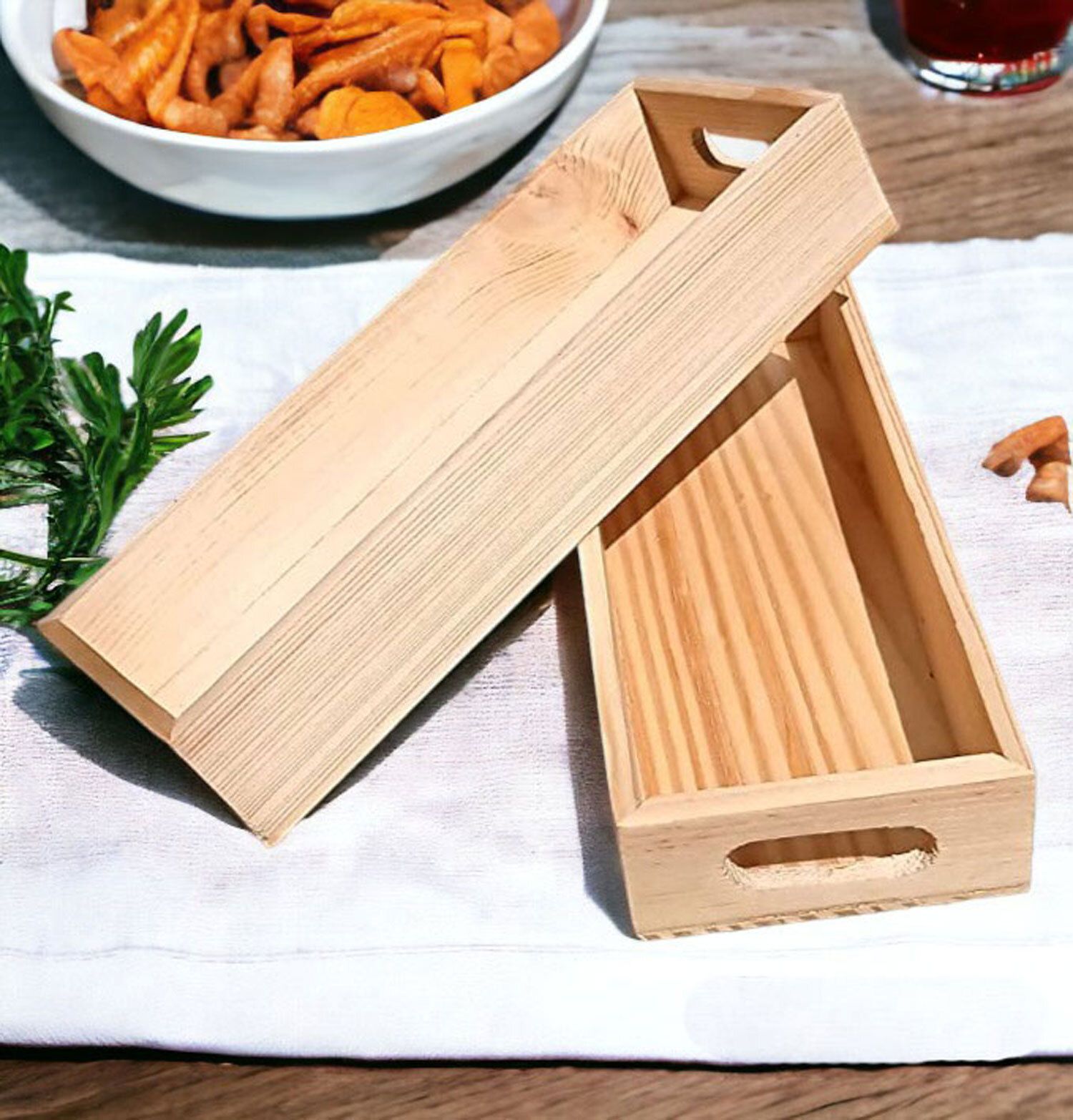 AD 997 Glass Tray Set