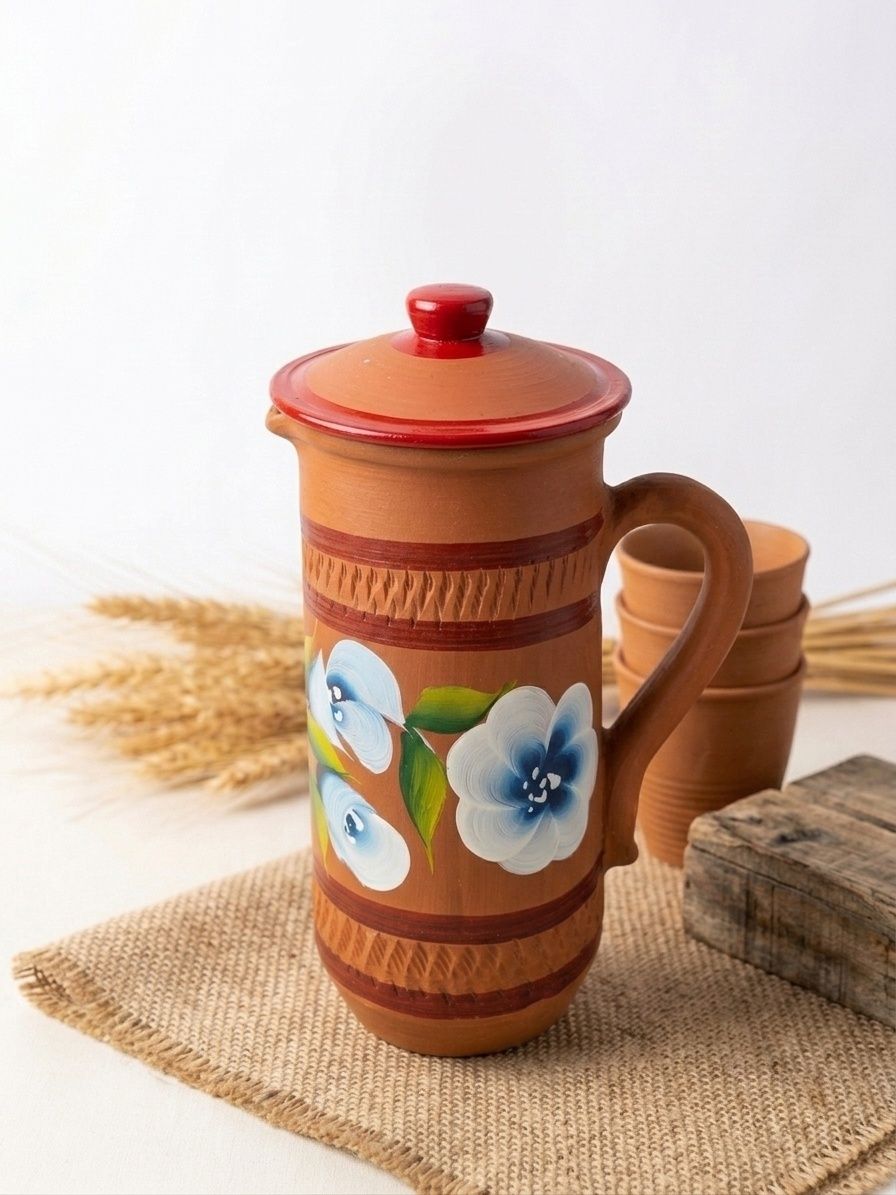clay of kolkata 1.8 L Clay Water Jug-picture-0
