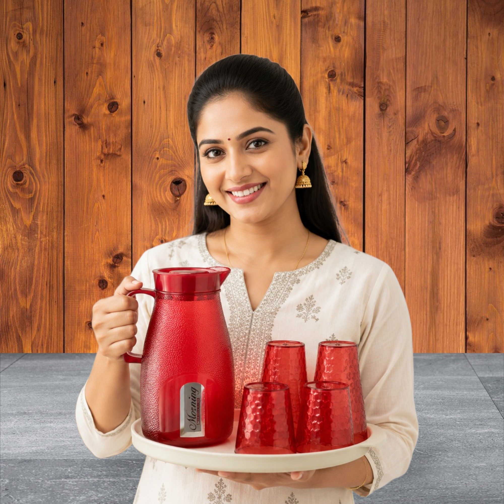 dheeshithan 1 L Plastic Water Jug-picture-0