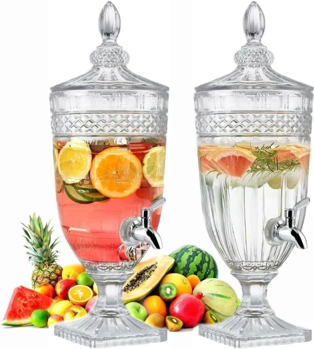 dsrpc Glass Dispenser for Water, Juice Liquor Dispenser With Tap 3 Litre Bottled Water Dispenser-picture-3