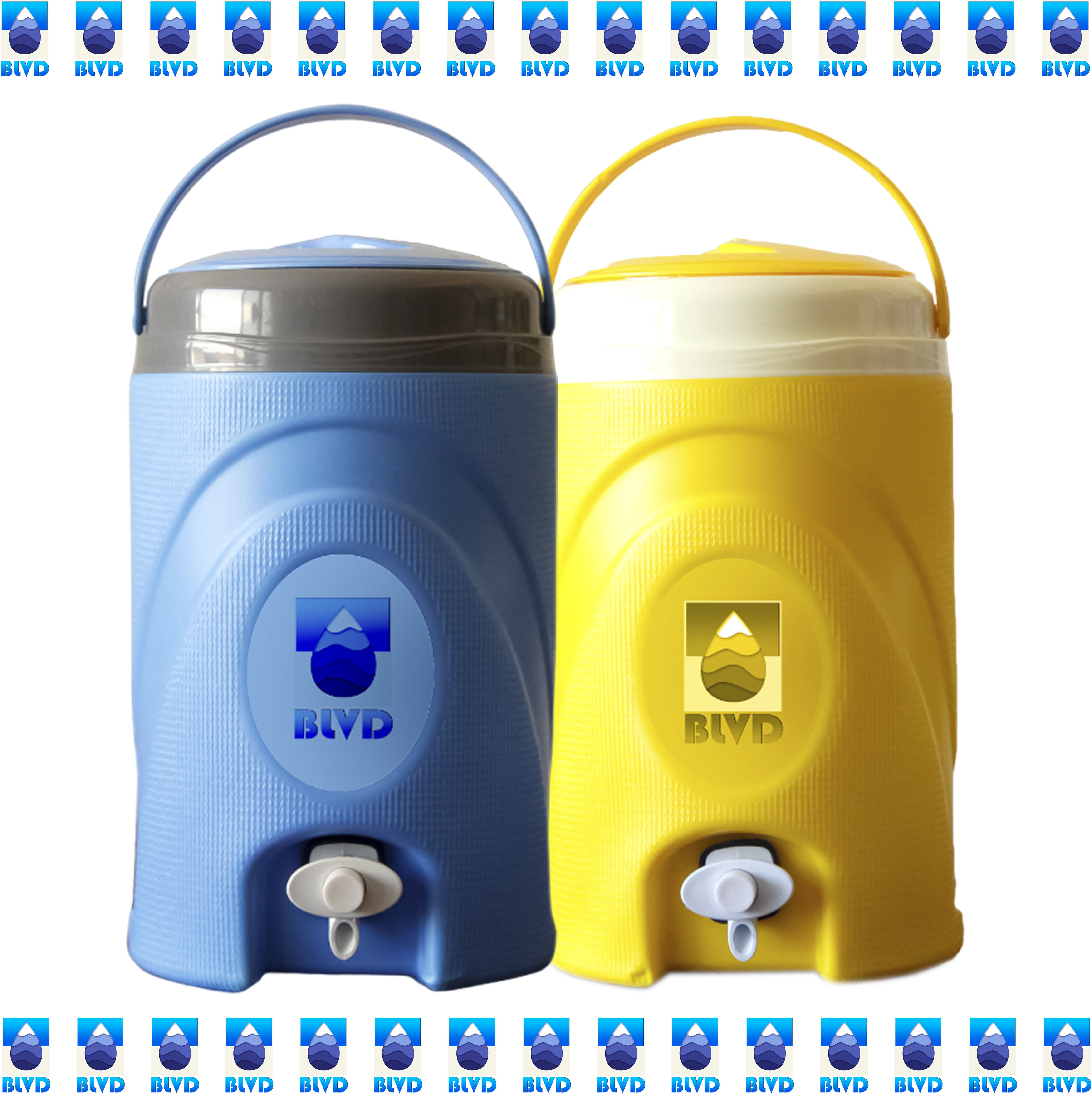 6 L Blue Jar and 6 L Yellow jar 2 NOS 12 L Drum-image-24
