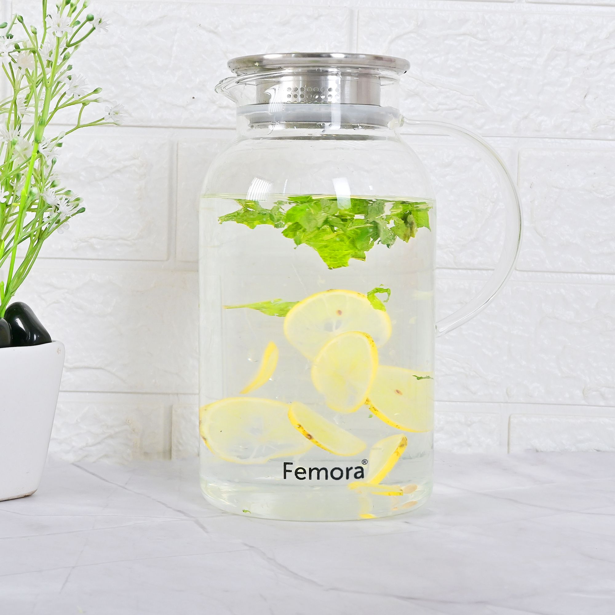 femora 1.8 L Borosilicate Glass Water Jug-picture-27