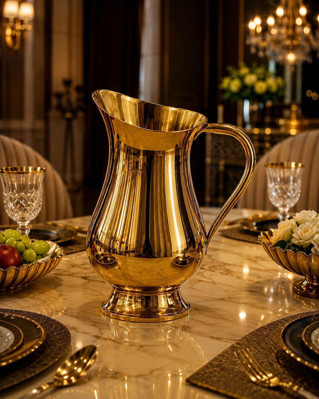 parashar enterprises 1.5 L Brass Kettle Jug-picture-14